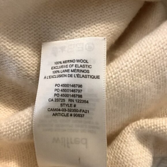 WILFRED MERINO WOOL MOCKNECK CYPRIE SWEATER XS - Picture 12 of 12